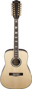 Fender Master Designed Traditional 12-String Dreadnought Acoustic Guitar with Deluxe Shaped Hardshell Case - Natural