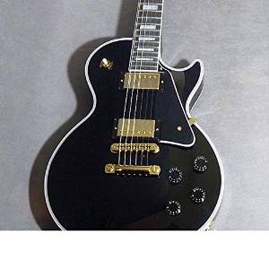 Free Shipping Used Gibson 2015 Custom Collection Les Paul Custom (Ebony)