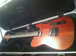 Colobolo Tele Guitar - Fralin Split Blade Blues P/U - Sperzel - SKB Hard Case