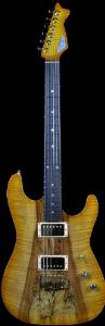 RH Custom No. 013 "The Spalted Flame" Hand Made Spalted Flame Maple Electric Guitar