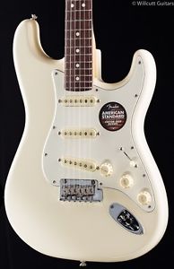 Fender American Standard Stratocaster® Olympic White, Rosewood (699)