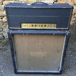 Vintage 1969 Marshall JMP 1959 Super Lead 100 Plexi Laydown with cabinet -rare!