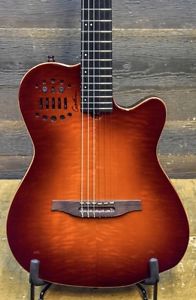 Godin ACS Lightburst Flame HG "SF" SA Electro-Acoustic Guitar w/ Bag - #16084173