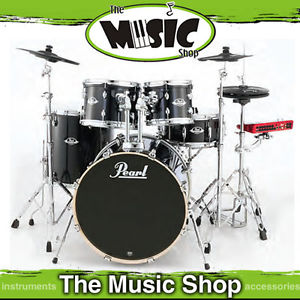 New Pearl ePro Live Export EXX Drum Kit Electronic/Acoustic Drumkit - Jet Black