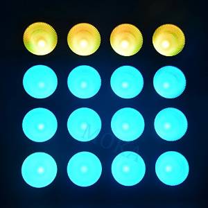 4Pcs/Lot 16 Heads 30W COB RGB LED Wall Washer Stage Lights Pixel Panel Matrix Blinder Light 4x4 Slim LED 3 in 1 Matrix Night Club Disco DJ Lights