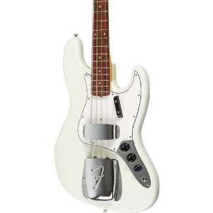 Fender American Vintage '64 Jazz Bass Guitar, Round-Laminated Rosewood Fingerboard - Olympic White