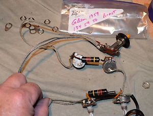 VINTAGE GIBSON WIRING HARNESS CENTRALAB POTS 1959 FR ES-335 LES PAUL BURST 500K