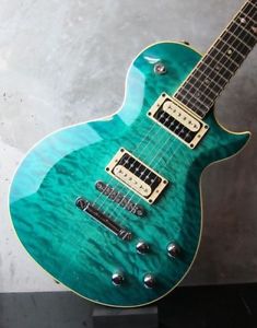 GMP Guitars Pawnshop Deluxe Les Paul Model/Aqua Burst Electric Free Shipping