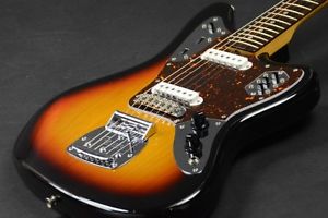 Fender Japan Jaguar JG66 3-Tone Sunburst w/Arm Used Guitar Free Shipping #g609