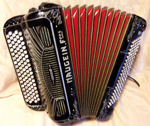 Accordeon MAUGEIN Superchampion 3 voix 5 rangs main droite 120 basses