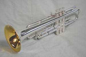 1967 SELMER, PARIS "K-MODIFIED" 24B MLB SILVER PLATED PRO Bb TRUMPET - NEAR MINT