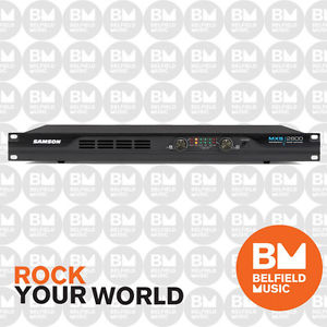 Samson Audio MXS2800 D Class 3300 watt Power Amp MXS-2800 -BNIB - Belfield Music