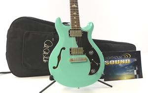 2015 Paul Reed Smith S2 Mira Semi Hollow Electric Guitar Turquoise w/Gig Bag PRS