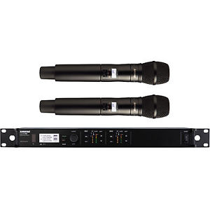 Shure ULX-D Dual Handheld Wireless Microphone System with 2x KSM 9 Mics
