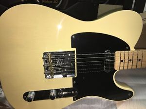 Fender American Limited Edition 52 Telecaster Tele  Korina With HSC Black Guard