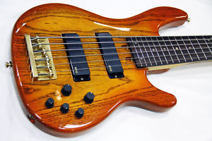 YAMAHA TRB-6II Amber Burst 6-strings Electric Bass Free Shipping