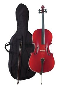 Becker 375D Prelude Cello Outfit 3/4 , Red-Brown Satin Finish