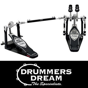 Brand New TAMA Iron Cobra  Double Kick Pedal HP900RWN BRAND NEW! Rolling Glide
