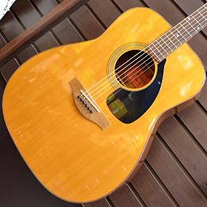 Free Shipping Used Yamaha the Fg Made in Japan Acoustic Guitar
