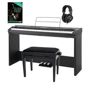 PIANO DIGITAL E-PIANO SET 88 TECLAS 600 SONIDOS ESCANO AURICULARES 3 PEDALES