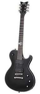 Schecter Blackjack Slim Line Series SOLO 6-String Electric Guitar, Satin Black,