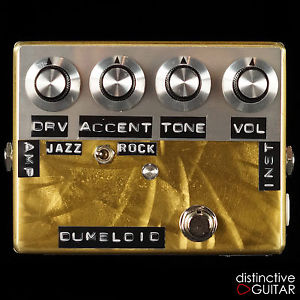 NEW SHIN'S MUSIC DUMBLOID SPECIAL CUSTOM GOLD SCRATCH FINISH HANDMADE OVERDRIVE