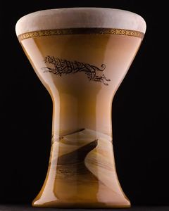 Arabic Drum Dhol Darbuka Djembe Cajon Tabla 10" natural goat skin