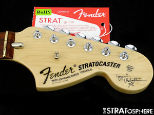 USA Fender YNGWIE MALMSTEEN Stratocaster NECK + TUNERS Strat Scalloped Rosewood