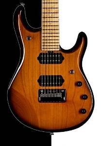 Music Man JP7 Premier Dealer Network, VIntage Tobacco, Matching Headstock