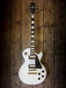 GIBSON LES PAUL CUSTOM - 2010 - CUSTOM SHOP WHITE - LOVELY LES PAUL