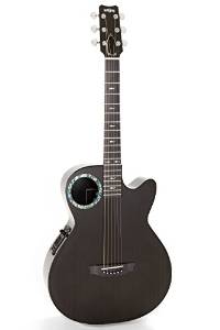 RainSong Guitars Concert Series CO-WS1005NS Acoustic-Electric Guitar, Clear Carbon