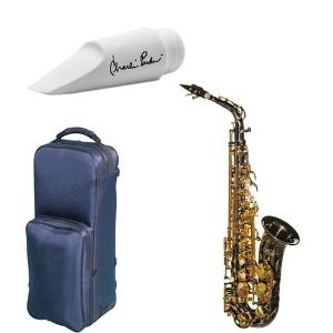 Virtuoso Series Professional Black Nickel Alto Saxophone Deluxe w/Legends Charlie Parker Mouthpiece