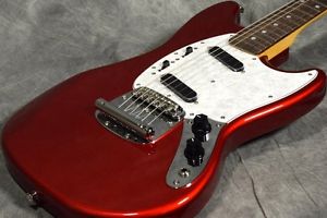 Fender Japan Classic 70s Mustang Matching Headcap Candy Apple Red w/GigBag F/S