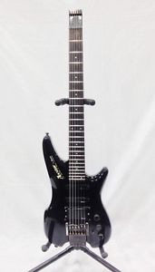 1986 Ibanez AXSTAR AX75 Black Headless Electric Guitar Free Shipping Vintage