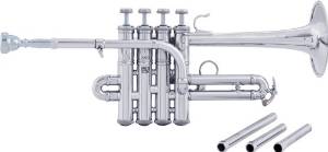 Bach AP190S Stradivarius Artisan Series A/Bb Piccolo Trumpet in Silver