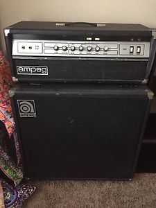 Vintage Ampeg V4 410he half stack