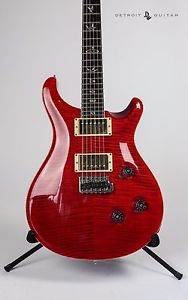USED 2010 PAUL REED SMITH CUSTOM 24 25TH ANNIVERSARY SCARLET RED W/ CASE