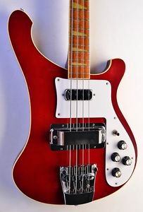 1982 Vintage Rickenbacker 4001 Burgundy Glo ~MINTY~ Bass 1970s-1980s Burgundyglo