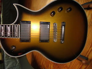 LTD by ESP EC-1000 deluxe in Gold Schwarz - aktive EMG 60 & 81 - Neuwertig!!