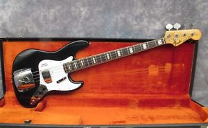 1973 FENDER JAZZ - BLACK - ROSEWOOD FINGERBOARD - ANDY BAXTER BASS