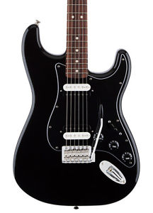 Fender Standard Stratocaster HH, Black, Rosewood Neck (NEW)
