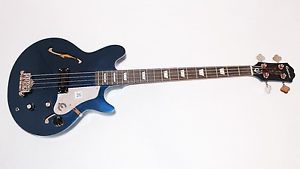 Epiphone Jack Casady Blue 4 String Semi-Hollowbody Electric Bass Guitar