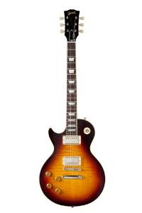Gibson Custom Shop LPR93LHVOFTNH1 1959 Les Paul Reissue VOS-2013 Left Handed Electric Guitar, Faded Tobacco