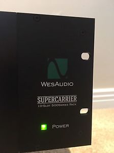 WES Audio Supercarrier 10 Slot 500 Series API Lunchbox Rack And Power Supply
