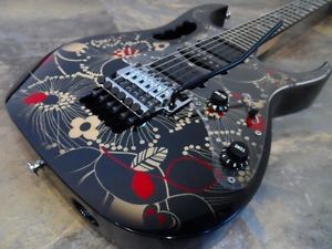Free Shipping Used Ibanez Steve Vai JEM77FP2 Electric Guitar