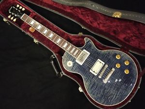 Gibson Custom Shop Les Paul Class 5 Trans Blue 2001 201611120119 Free shipping