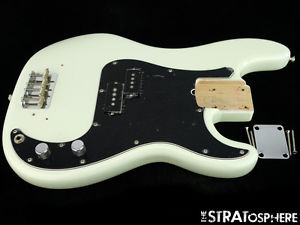 Vintage USA 63 Fender P BASS LOADED BODY American Precision Olympic White SALE!
