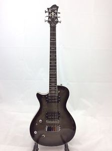 Hagstrom Ultra Swede Left Handed Electric Guitar - Cosmic Black burst