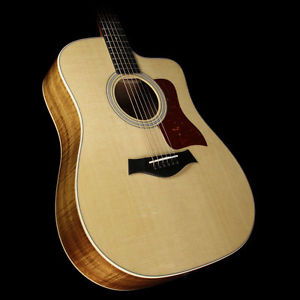 Taylor 210ce-K Koa Deluxe Dreadnought Acoustic Electric Guitar Natural
