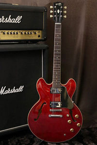 1989 made Orville by Gibson ES-335 Cherry Gibson PU/Long N Tenon Made in Japan